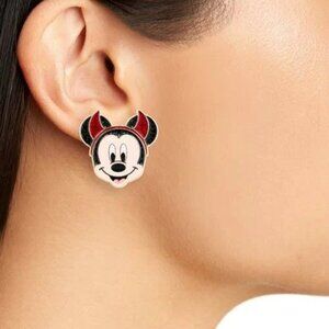 Baublebar x Disney Mickey Mouse Devil Costume Stud Earrings in Red